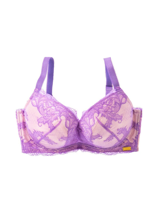 M'DREA 日本製グラマーサイズ対応L字ワイヤーブラ Amethyst Veil|B〜Nカップまで対応