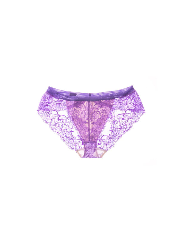 M'DREA Amethyst Veil Shorts|日本製レースショーツ・総レース・ゴム不使用
