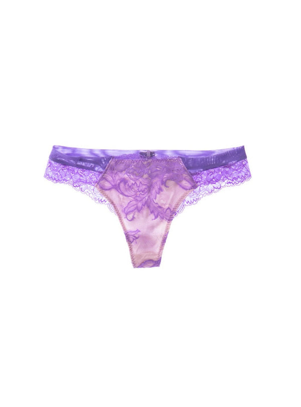 M'DREA Amethyst Veil Tanga|日本製レースタンガ・ラインレス・ゴム不使用