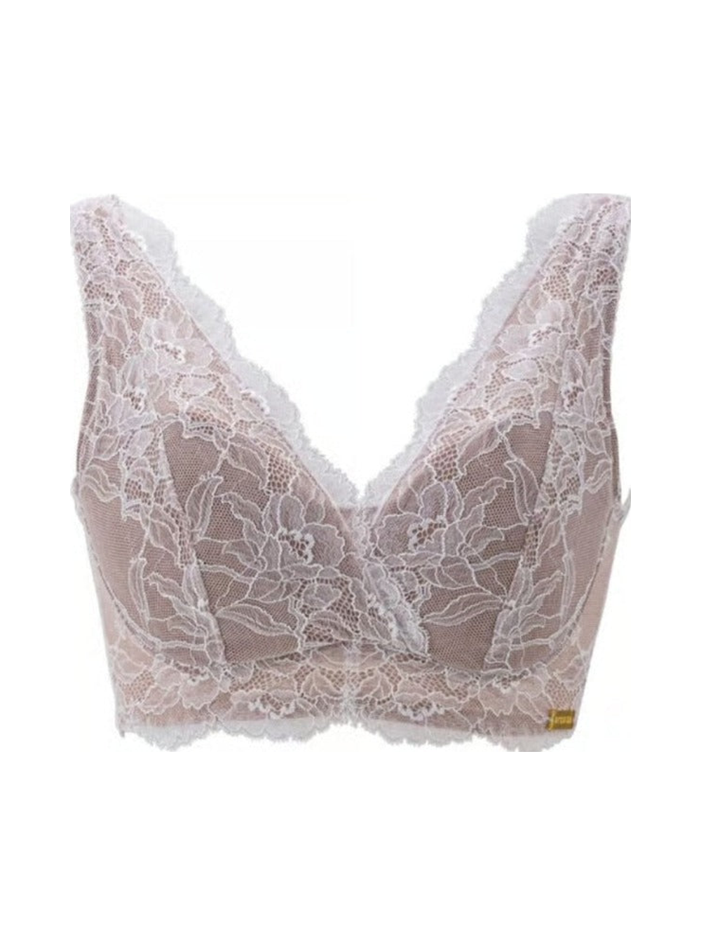 M'DREA 日本製ノンワイヤーレースブラ BIANCA White｜B〜Nカップ・24サイズ展開