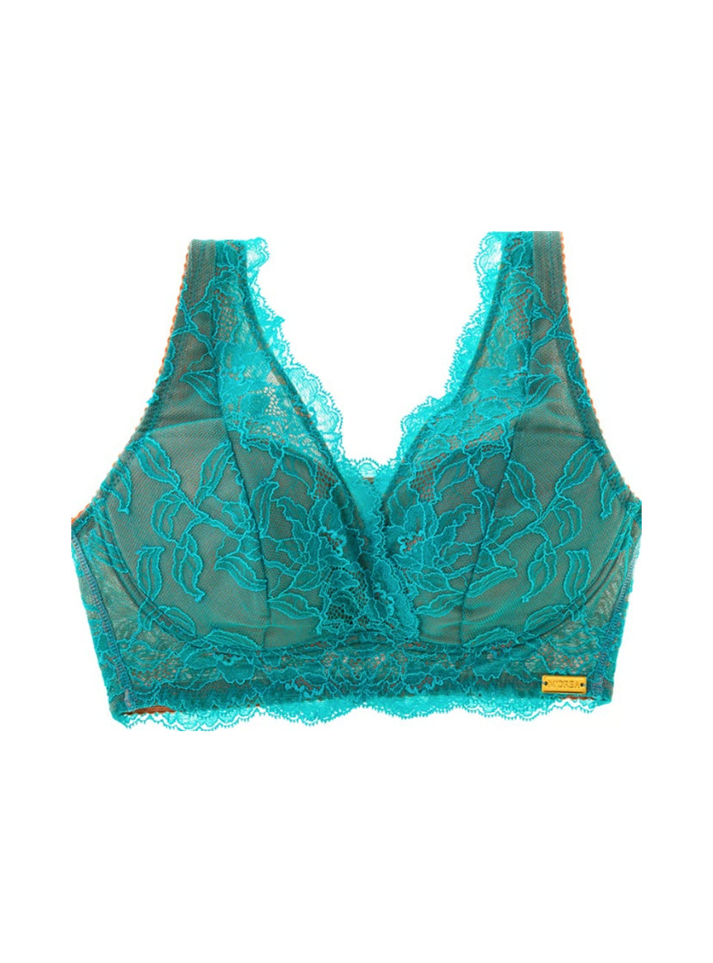 M'DREA 日本製ノンワイヤーレースブラ BIANCA Turquoise｜B〜Nカップ・24サイズ展開