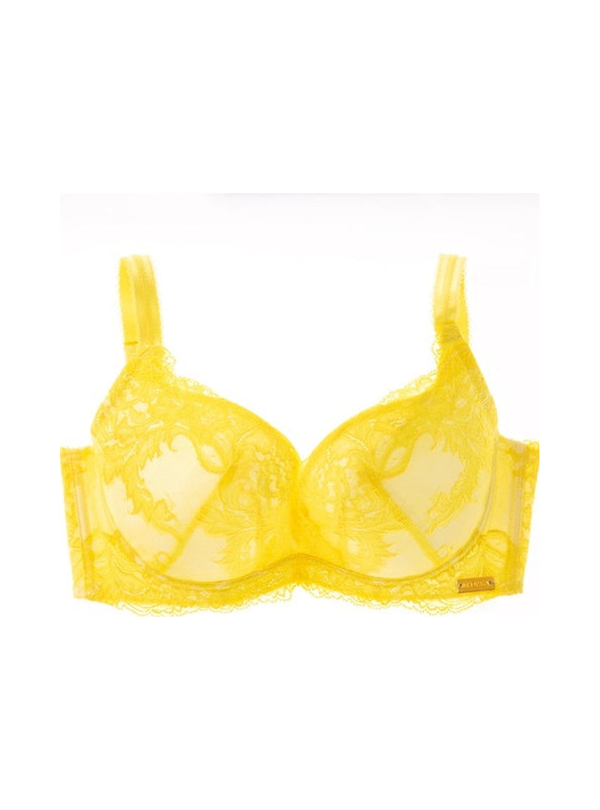 M'DREA 日本製グラマーサイズ対応L字ワイヤーブラ Luxe Yellow｜B〜Nカップまで対応