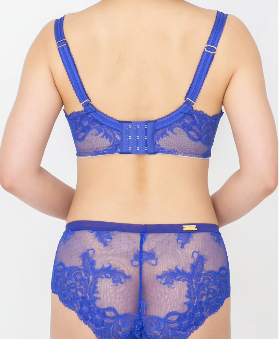 M'DREA 日本製L字ワイヤーブラ LUISA Royal Blue｜数量限定カラー