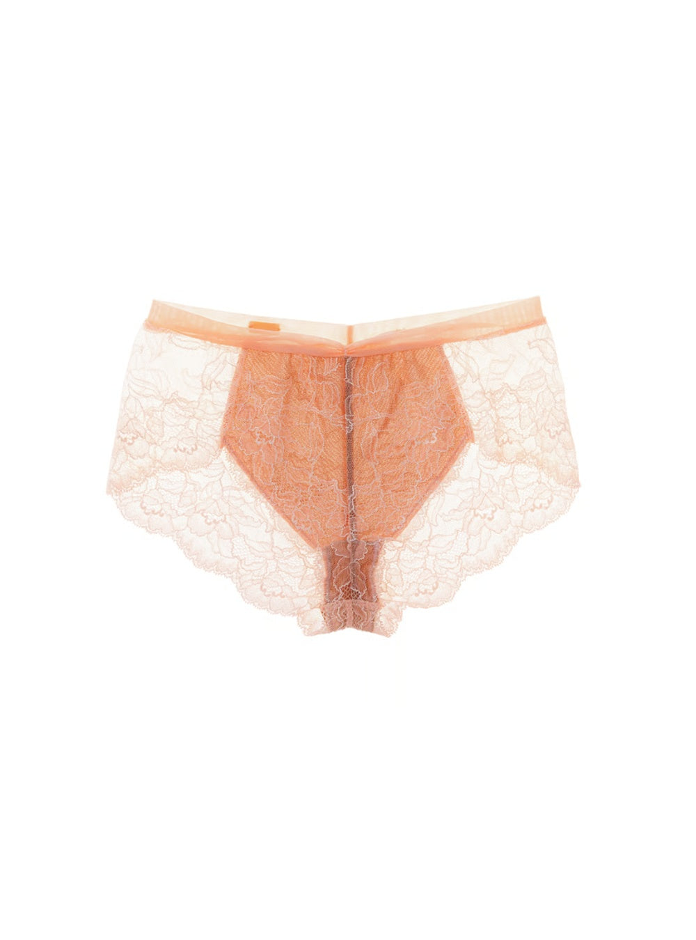 M'DREA 日本製ゴム不使用レースショーツ BIANCA Powder Pink｜ラインレス・S〜LL