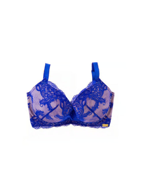 M'DREA 日本製L字ワイヤーブラ LUISA Royal Blue｜数量限定カラー