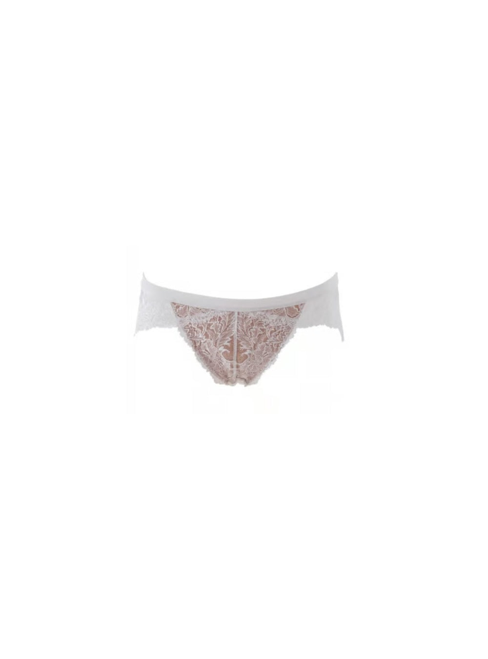 M'DREA 日本製最高級リバーレースショーツ LUISA White｜トップメゾン使用レース・S〜L