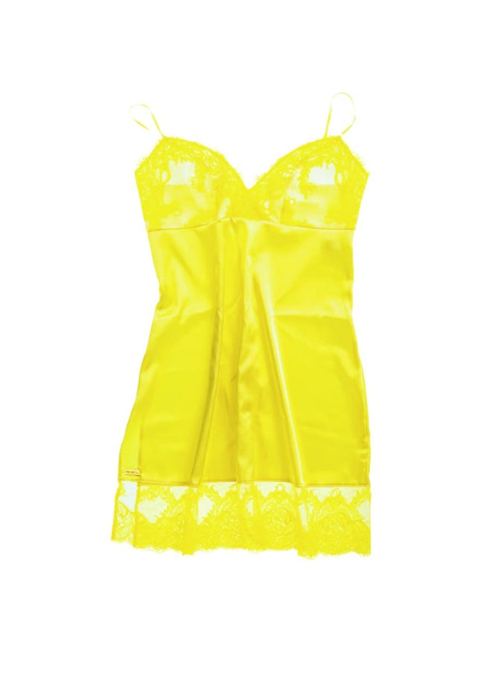 M'DREA Luxe Yellow Slip｜日本製レーススリップ・グラマーバスト対応設計