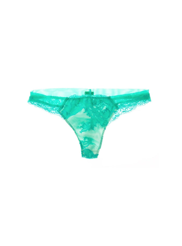 M'DREA MINT Tanga｜日本製レースタンガ・ラインレス・ゴム不使用