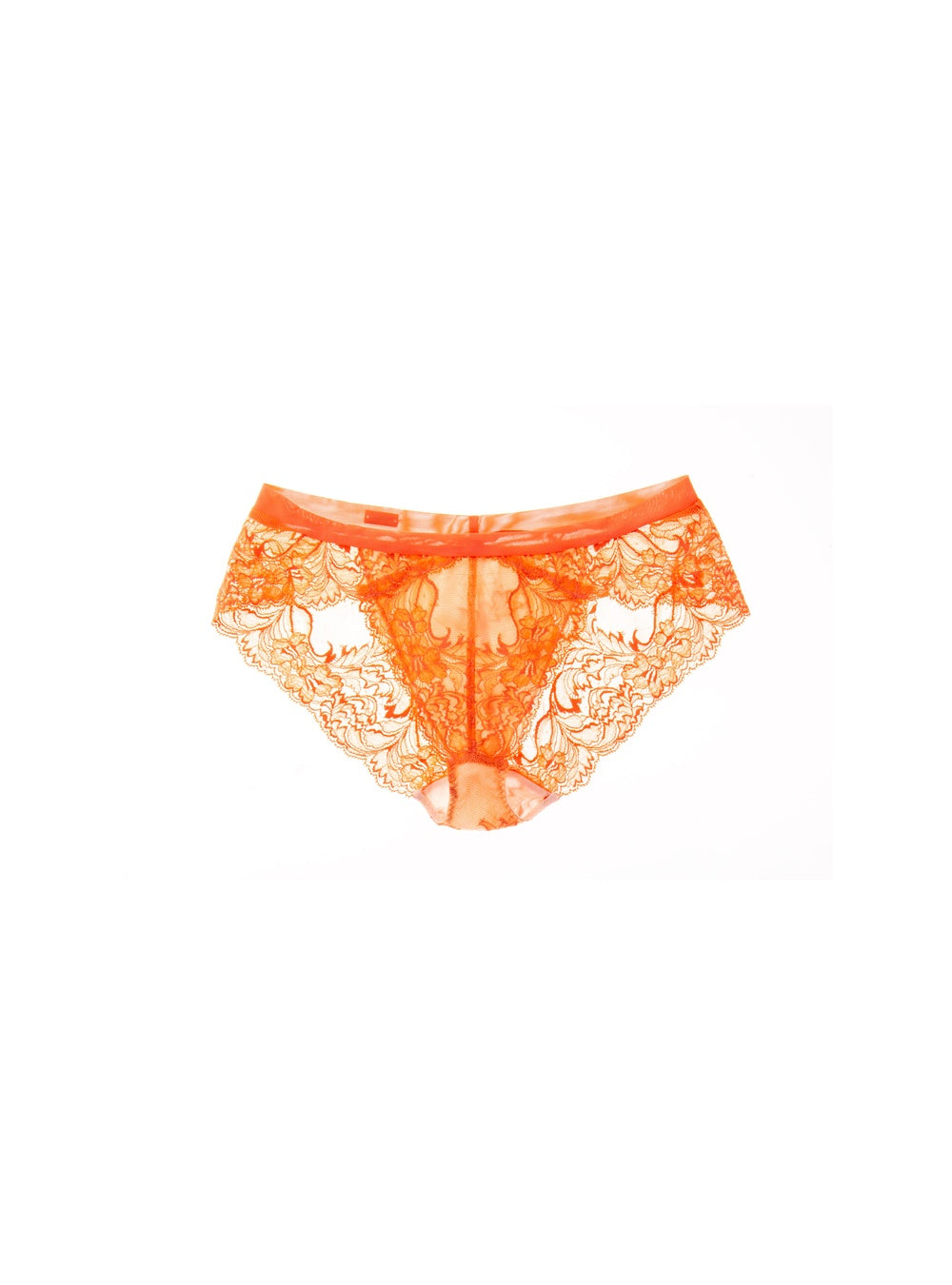 M'DREA ORANGE Shorts｜日本製レースショーツ・総レース・ゴム不使用