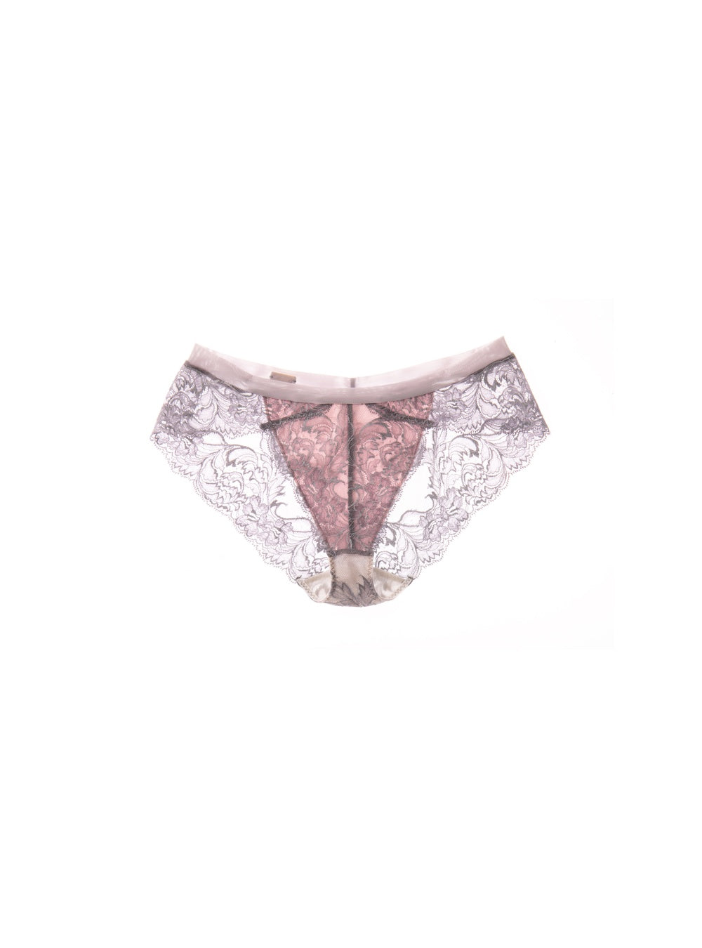 M'DREA Silver Rose Shorts｜日本製レースショーツ・総レース・ゴム不使用・シームレスショーツ