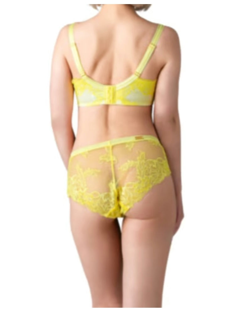M'DREA 日本製グラマーサイズ対応L字ワイヤーブラ Luxe Yellow｜B〜Nカップまで対応