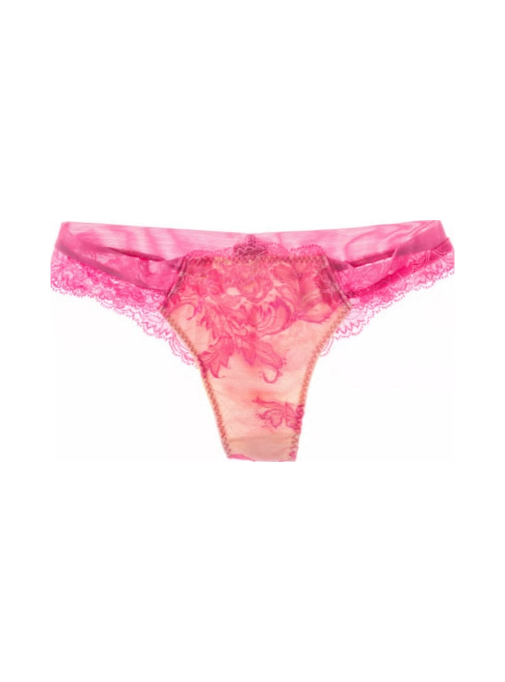 M'DREA Sakura Pink Tanga｜日本製レースタンガ・ラインレス・ゴム不使用