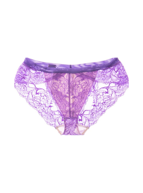 M'DREA Amethyst Veil Shorts｜日本製レースショーツ・総レース・ゴム不使用