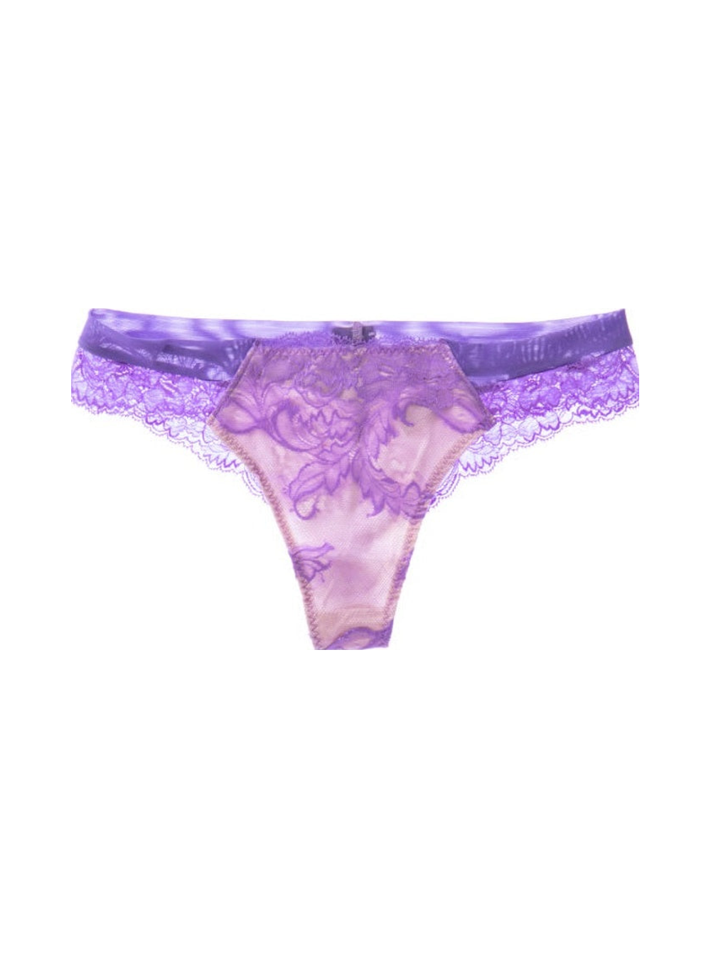 M'DREA Amethyst Veil Tanga｜日本製レースタンガ・ラインレス・ゴム不使用