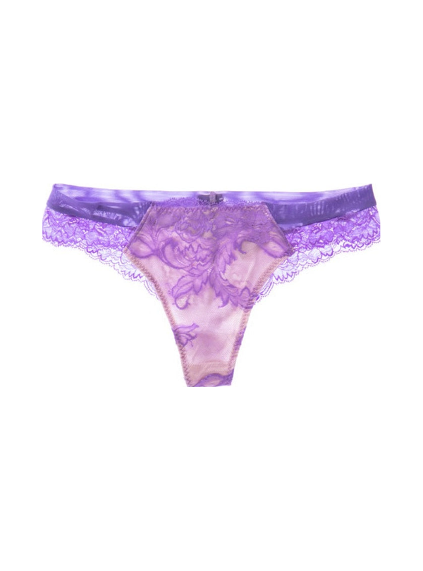 M'DREA Amethyst Veil Tanga｜日本製レースタンガ・ラインレス・ゴム不使用