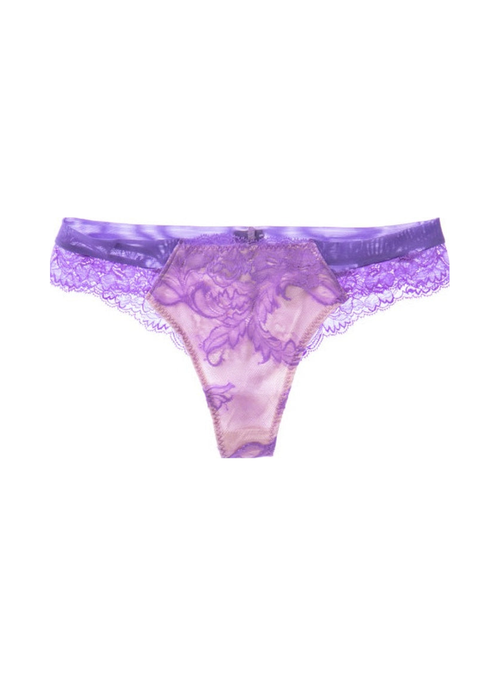 M'DREA Amethyst Veil Tanga｜日本製レースタンガ・ラインレス・ゴム不使用