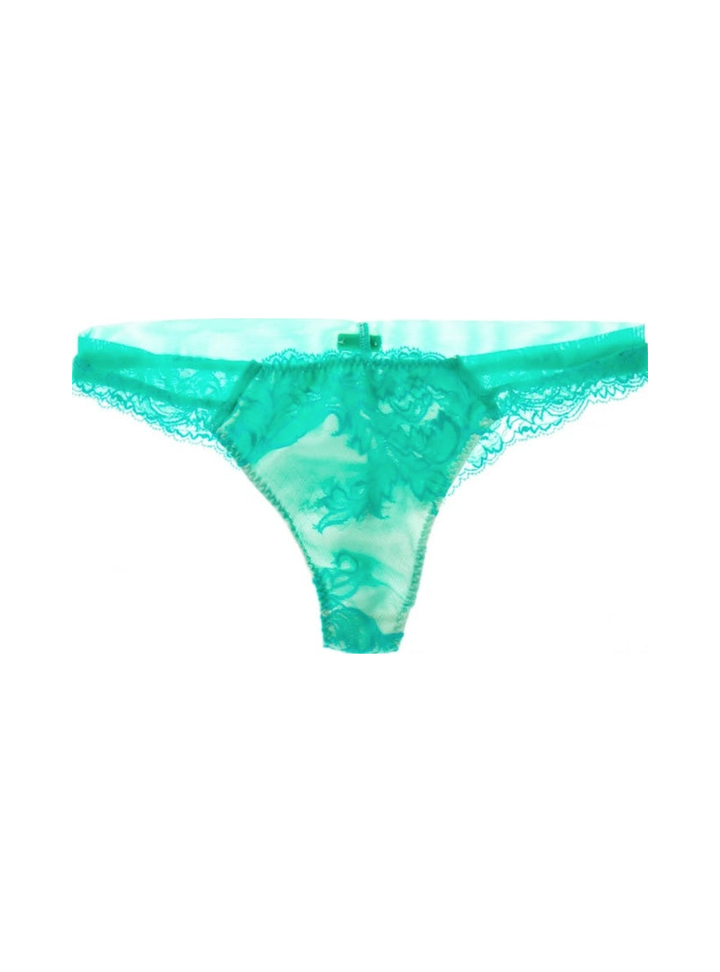 M'DREA MINT Tanga｜日本製レースタンガ・ラインレス・ゴム不使用