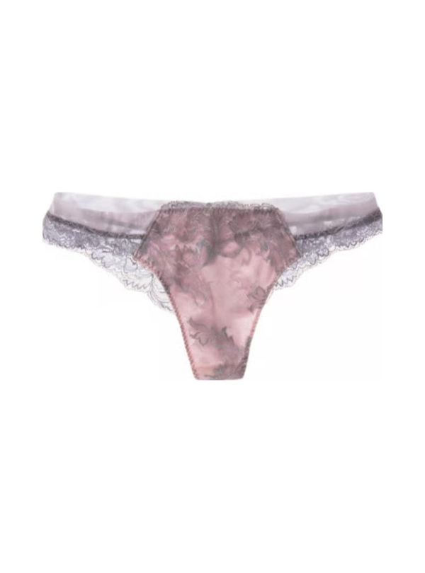 M'DREA Silver Rose Tanga｜日本製レースタンガ・ラインレス・ゴム不使用