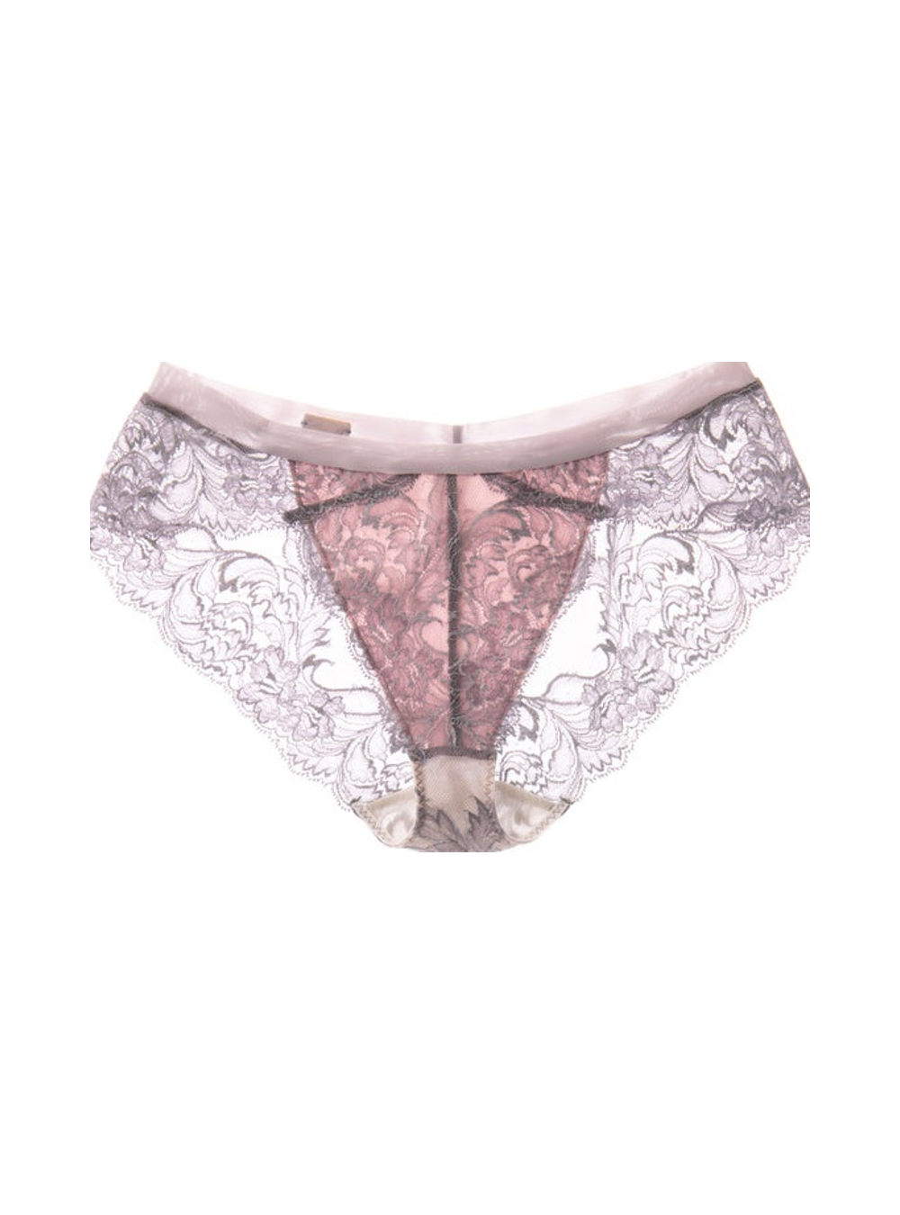 M'DREA Silver Rose Shorts｜日本製レースショーツ・総レース・ゴム不使用・シームレスショーツ