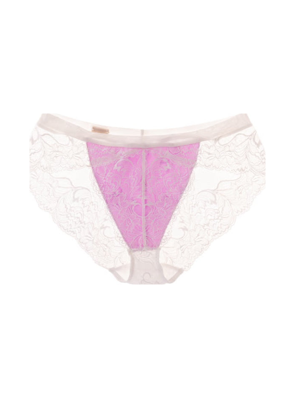 M'DREA LUISA Lavender Shorts｜最高級リバーレースショーツ