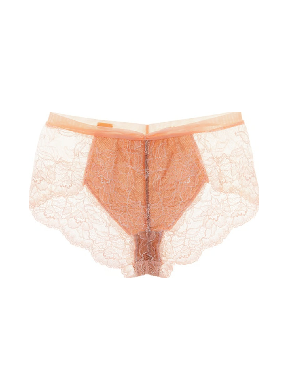 M'DREA 日本製ゴム不使用レースショーツ BIANCA Powder Pink｜ラインレス・S〜LL