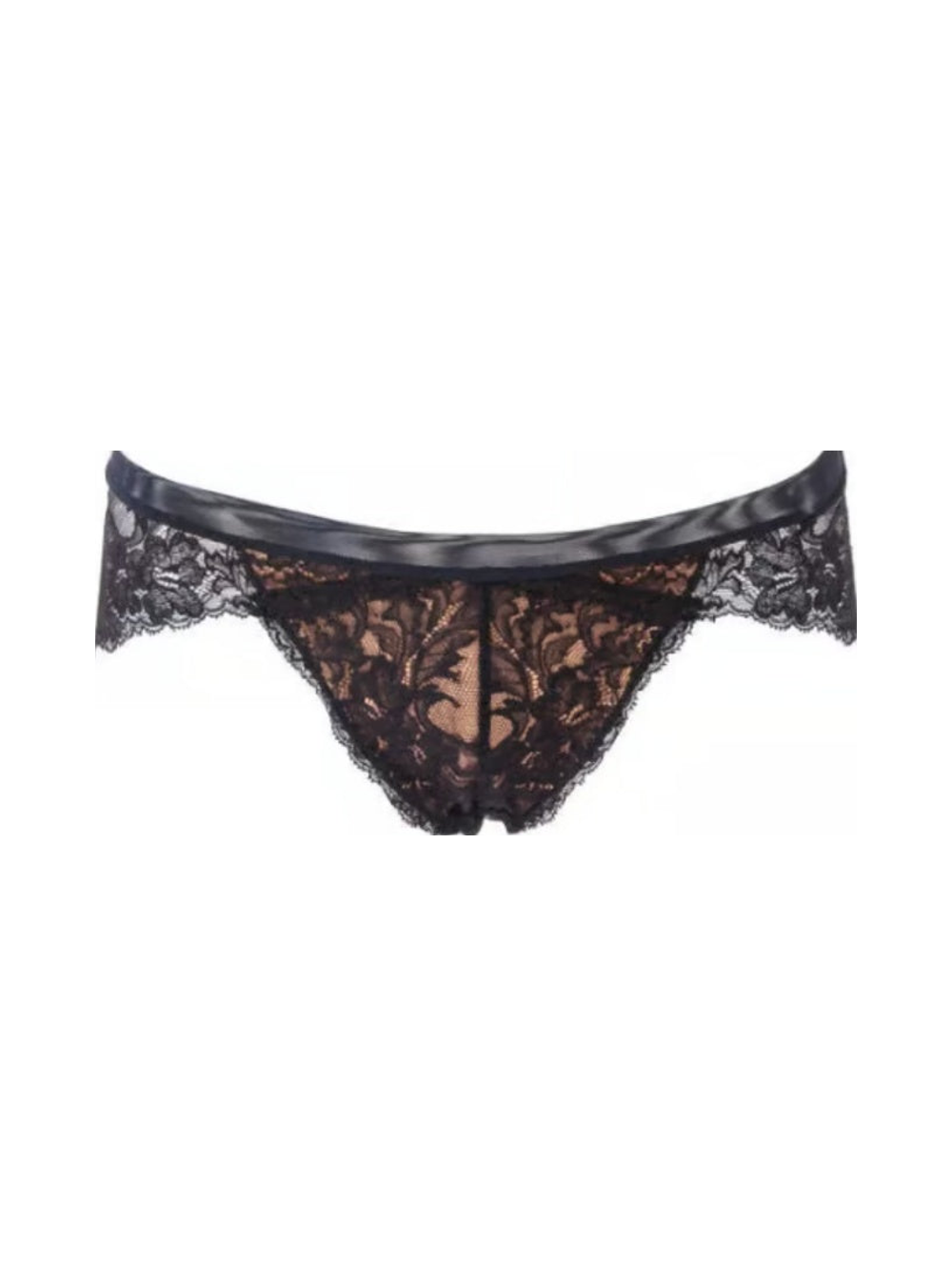 M'DREA 日本製最高級リバーレースショーツ LUISA Black｜トップメゾン使用レース・S〜L